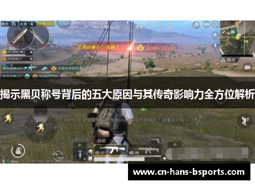 揭示黑贝称号背后的五大原因与其传奇影响力全方位解析 揭示黑贝称号背后的五大原因与其传奇影响力全方位解析