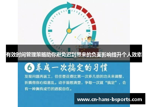 有效时间管理策略助你避免迟到带来的负面影响提升个人效率