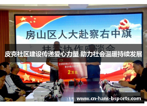 皮克社区建设传递爱心力量 助力社会温暖持续发展 皮克社区建设传递爱心力量 助力社会温暖持续发展